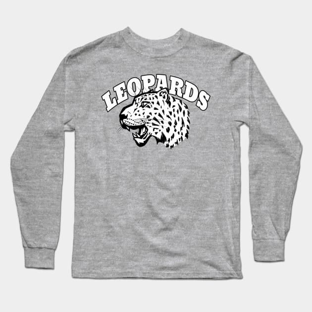 Leopards Mascot Long Sleeve T-Shirt by Generic Mascots